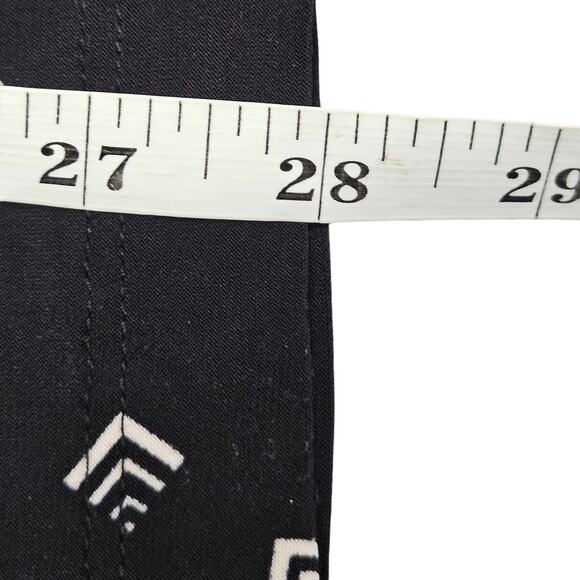 Lauren Ralph Lauren Dress Size 6 Black White Geo Print Long Sleeve Midi Y2K - Picture 9 of 10